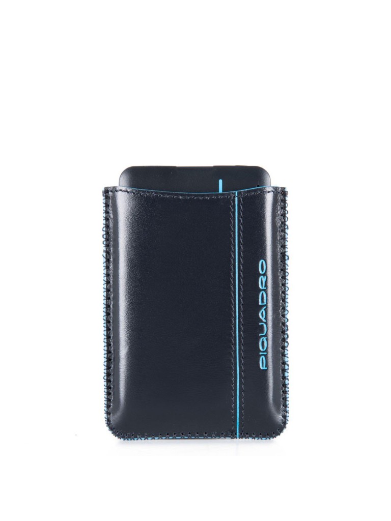 CUSTODIA IN PELLE PER POWER BANK 2500 MAH BLUE SQUARE PIQUADRO
