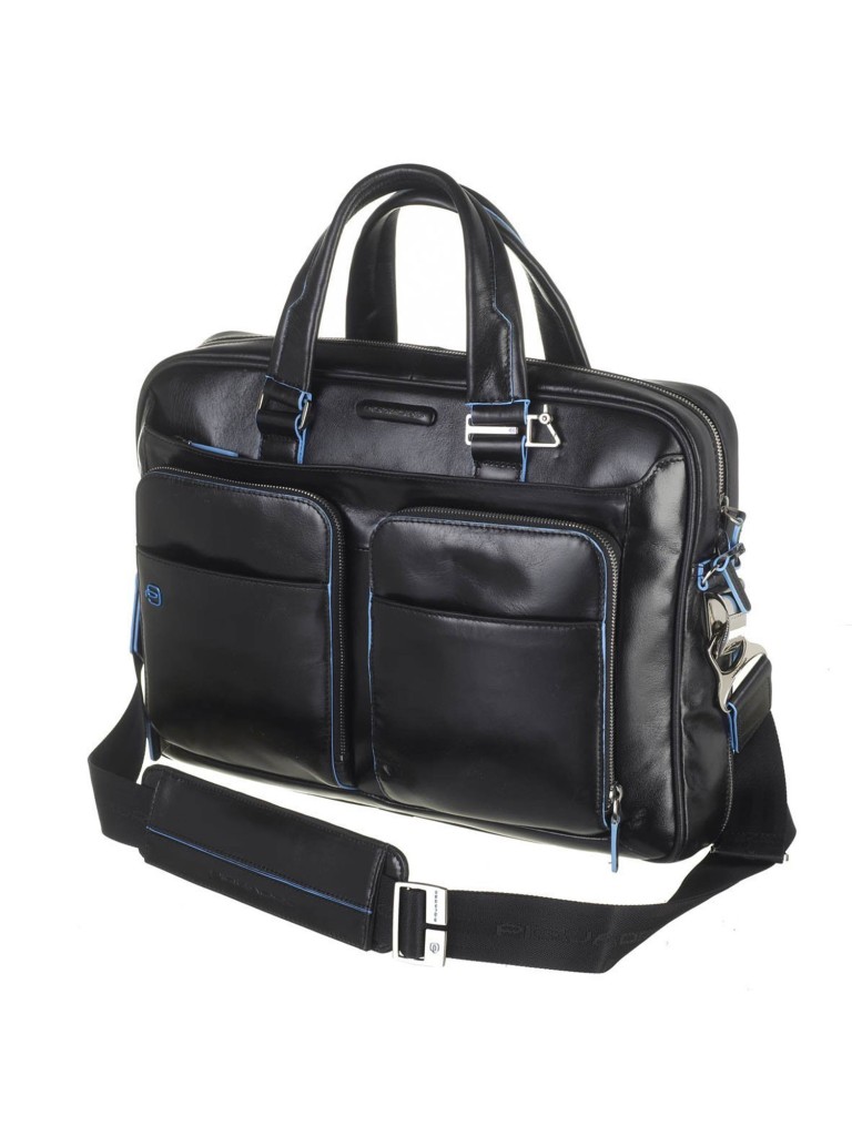 PIQUADRO CARTELLA PROFESSIONALE PORTA PC BLUE SQUARE CA2849B2