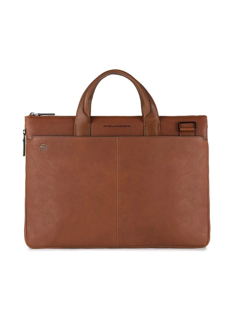 Piquadro Black Square Cartella Sottile Espandibile Porta Computer CA4021B3