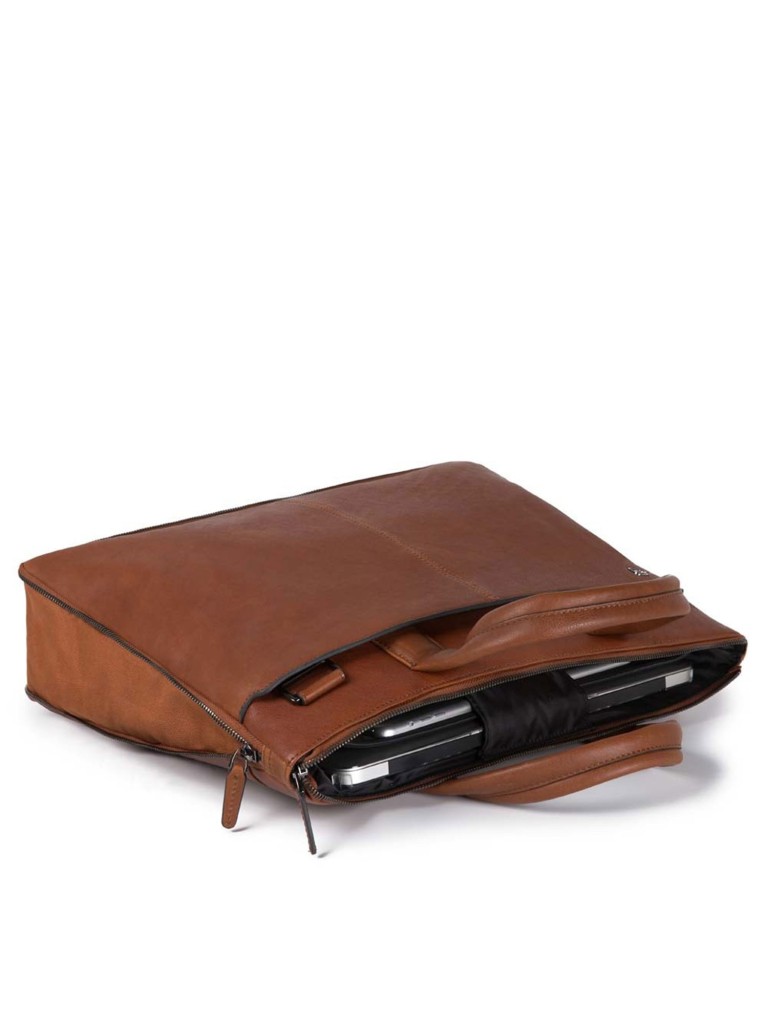 Piquadro Black Square Cartella Sottile Espandibile Porta Computer CA4021B3