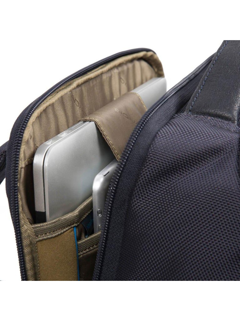PIQUADRO Zaino uomo porta PC e porta iPad in tessuto CA4818BR2