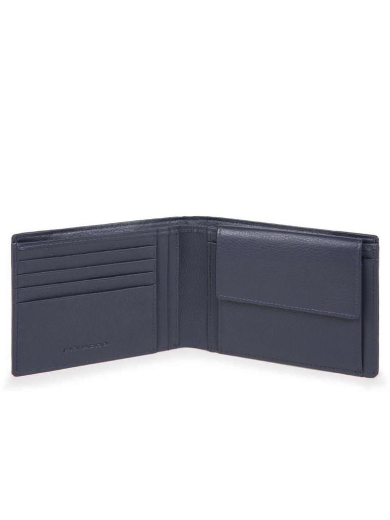 PIQUADRO PORTAFOGLI UOMO CON PORTAMONETE PU257P16
