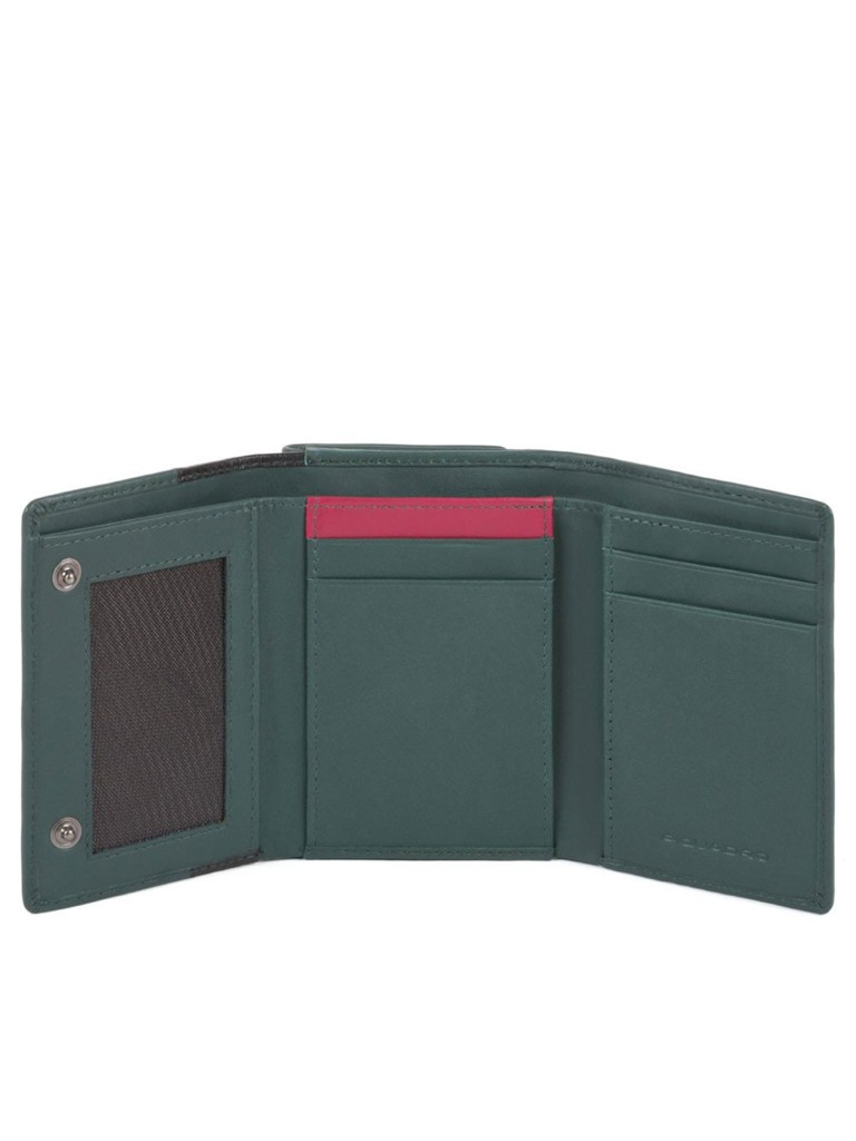 Portamonete pieghevole con finestra porta document Downtown PU4455DTR