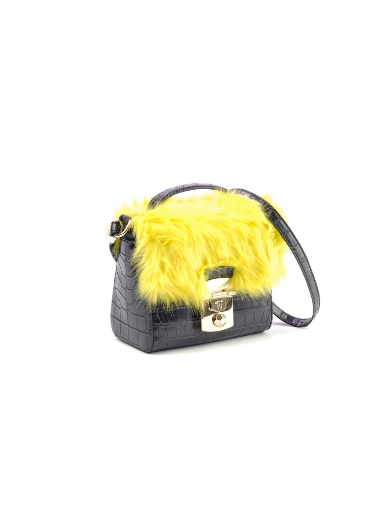 BORSETTA A TRACOLLA IN ECOPELLE STAMPA COCCO