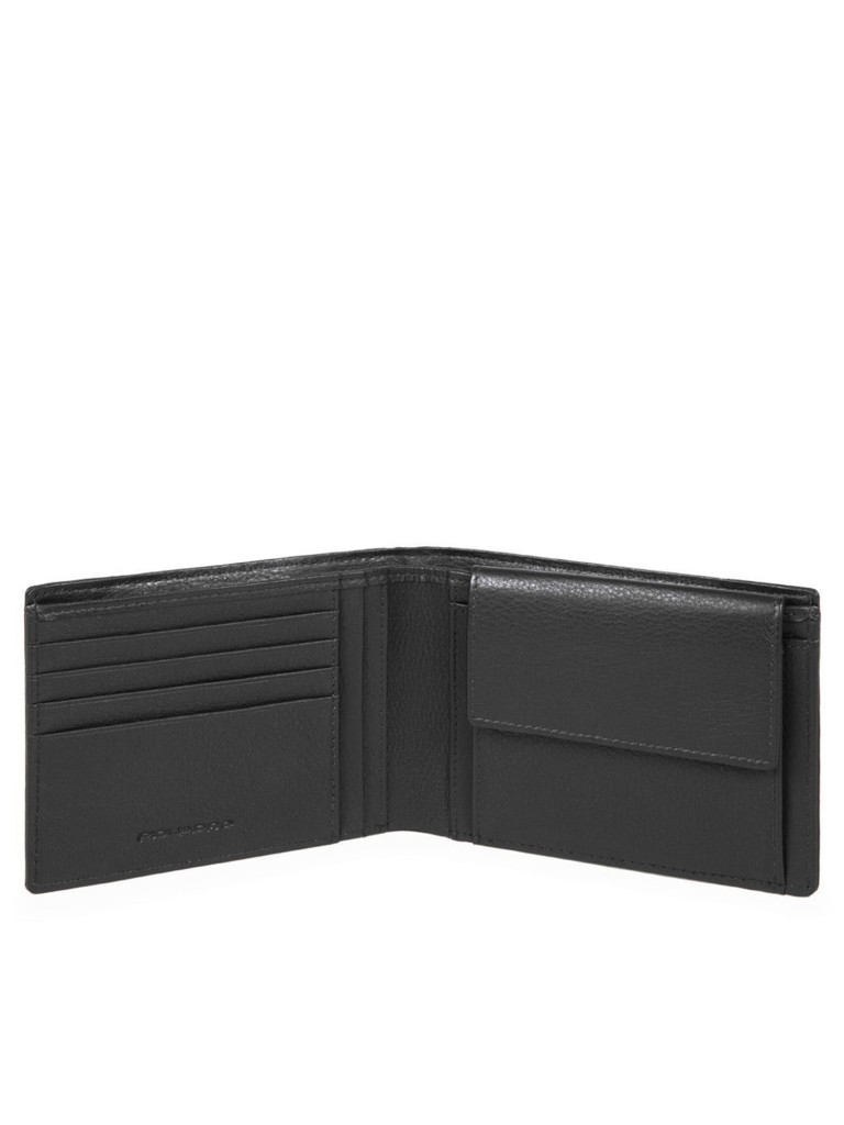 PIQUADRO PORTAFOGLI UOMO CON PORTAMONETE PU257P16