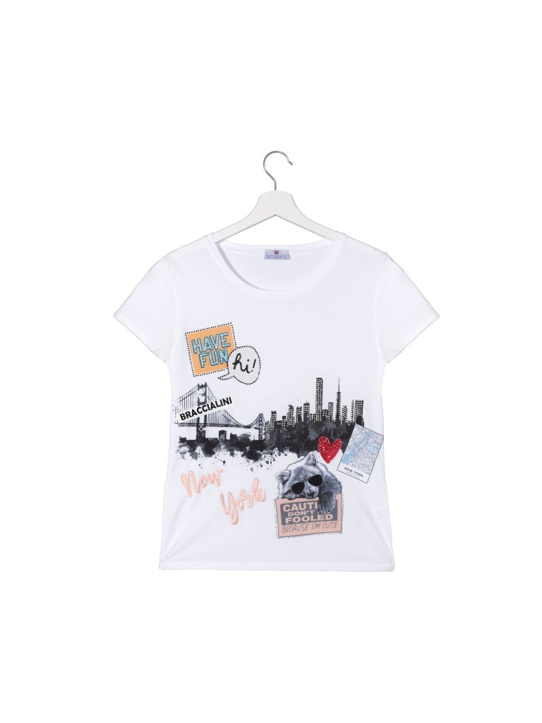 Braccialini T Shirt New york Btop307