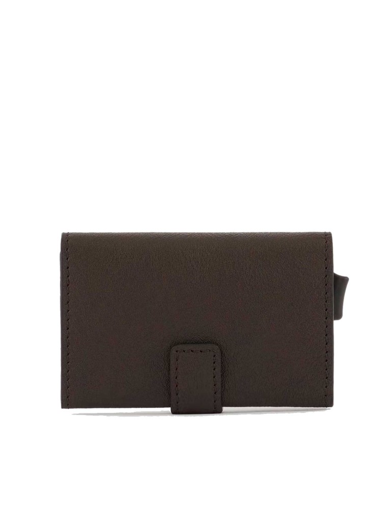 Piquadro Porta carte di credito in Metallo Black Square