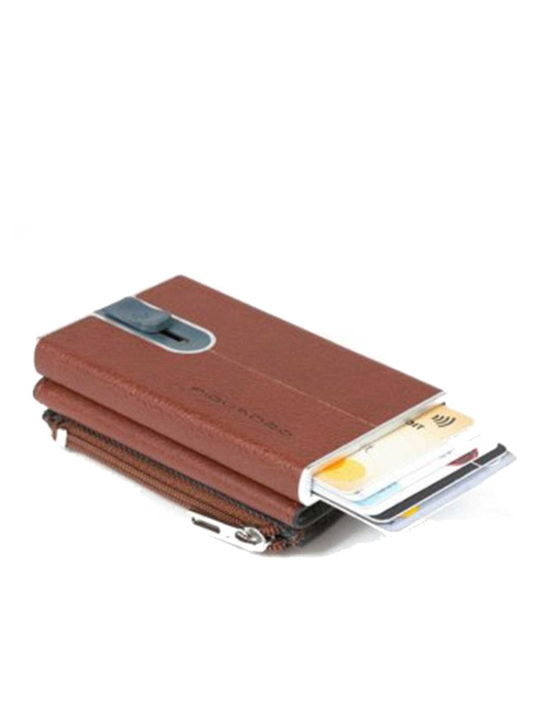 Compact wallet per banconote e carte di credito Black Square PP5585B3R