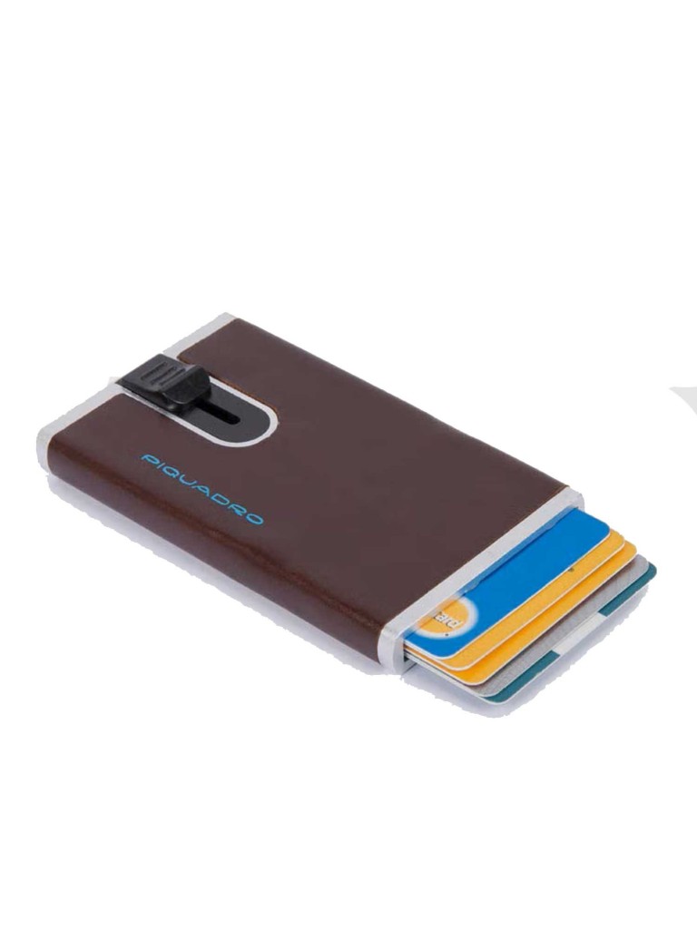 Porta carte di credito con sliding system Blue Square PP4825B2R