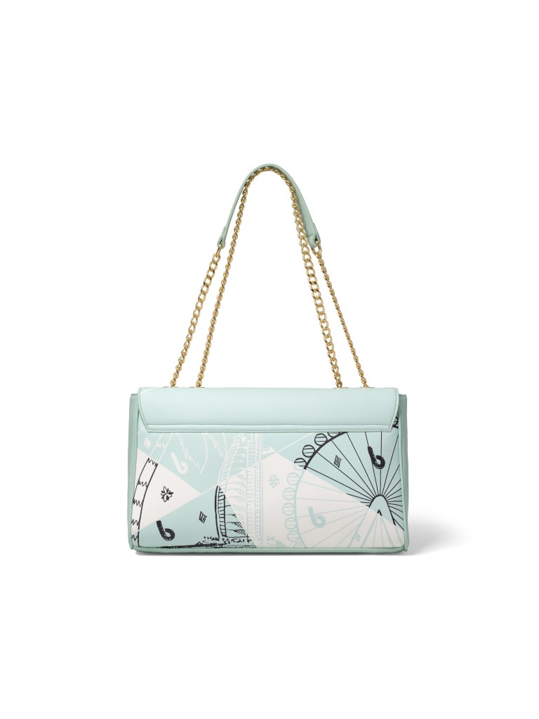 Braccialini Borsa a spalla Cartoline B17086