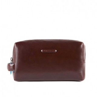 NECESSAIRE DA VIAGGIO A DUE SCOMPARTI BLUE SQUARE