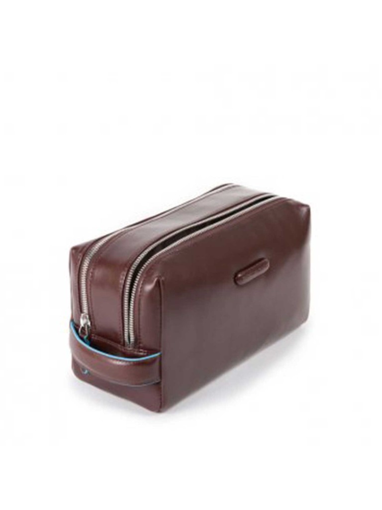 NECESSAIRE DA VIAGGIO A DUE SCOMPARTI BLUE SQUARE