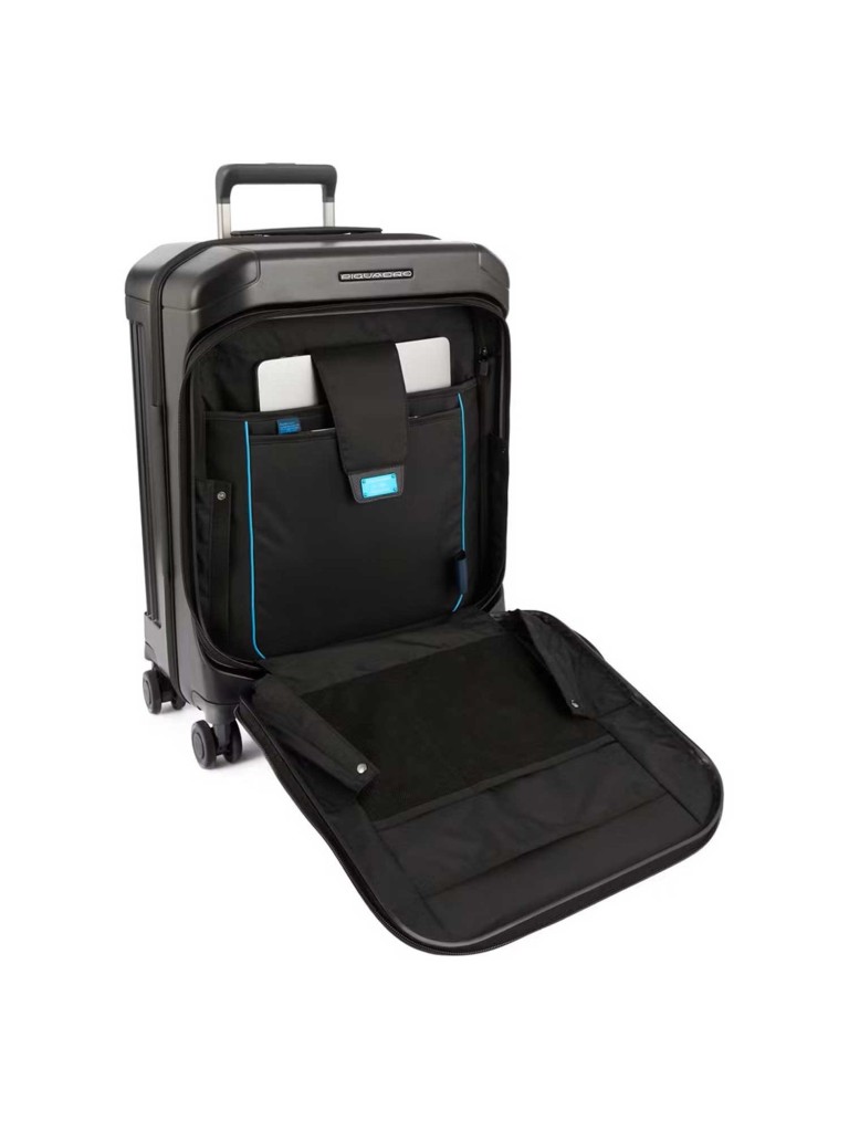 Piquadro Trolley Piccolo BV4426PQL tasca frontale PC 15,6"