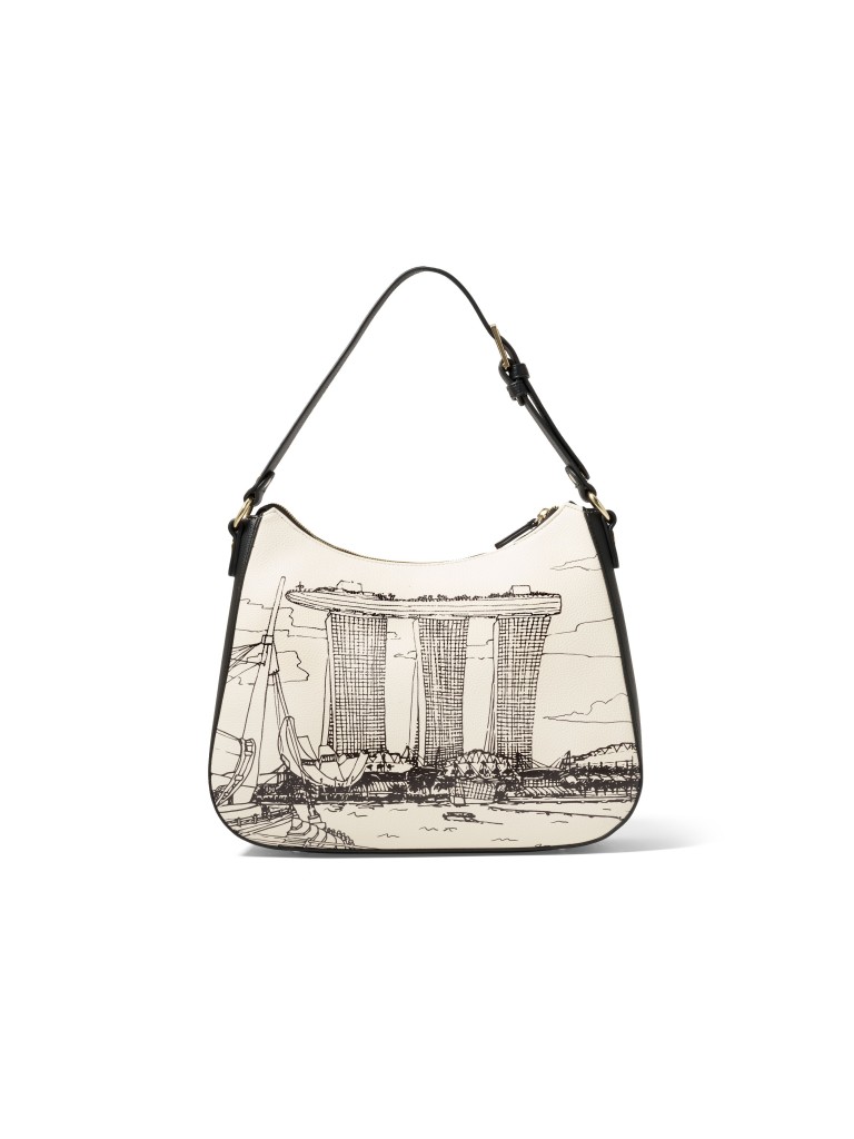 Borsa Braccialini Cartoline Singapore b17376