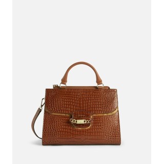 1classe Millenium Bag borsa A Mano in pelle stampa cocco