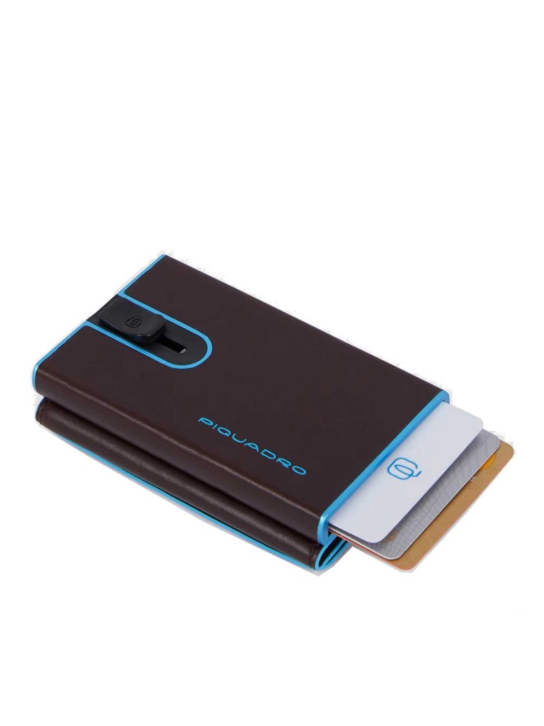 PIQUADRO COMPACT WALLET PER BANCONETE E CARTE DI CREDITO PP4891B2BLR