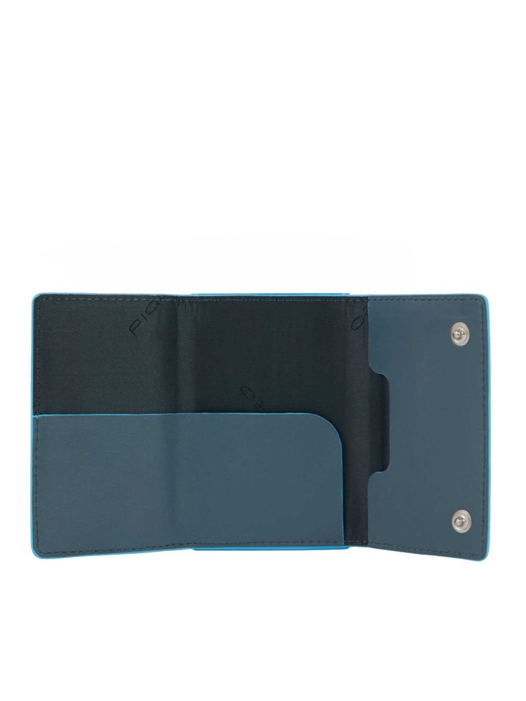PIQUADRO COMPACT WALLET PER BANCONETE E CARTE DI CREDITO PP4891B2BLR