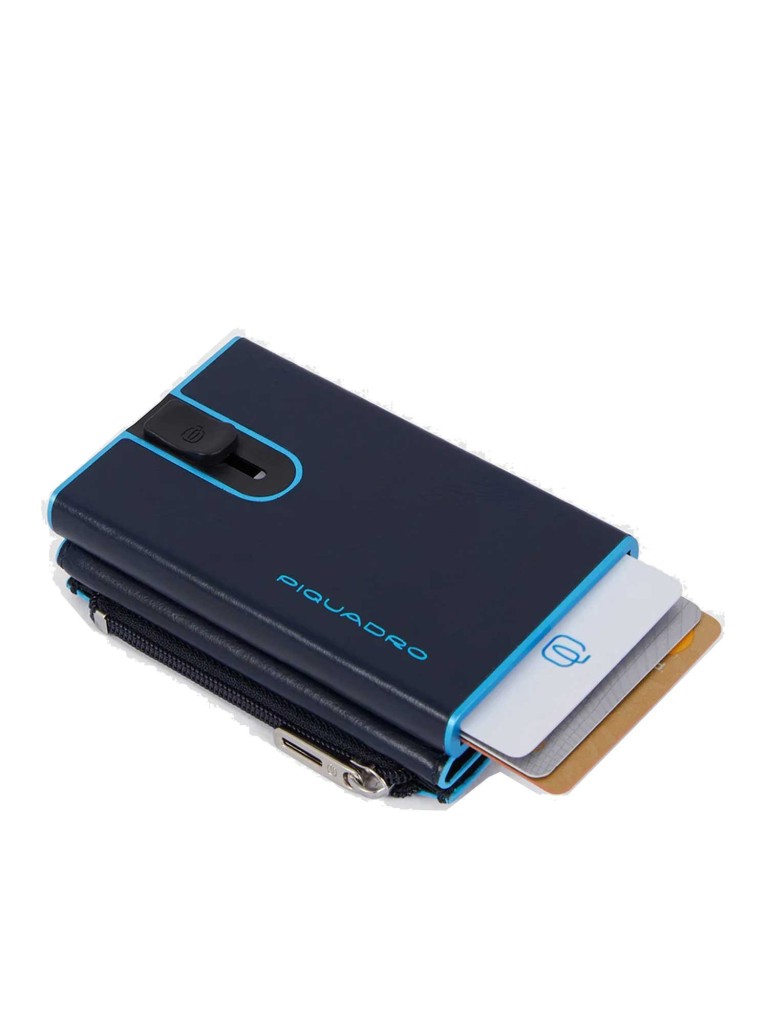 PIQUADRO PORTAFOGLIO BLUE SQUARE PELLE PP5585B2BLR