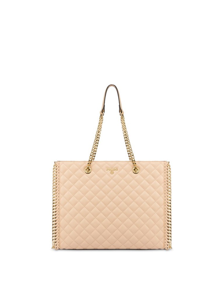 Pollini Borsa tote trapuntata Interlock
