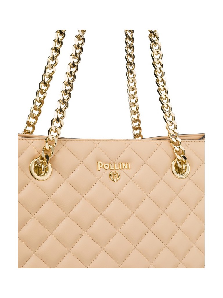 Pollini Borsa tote trapuntata Interlock
