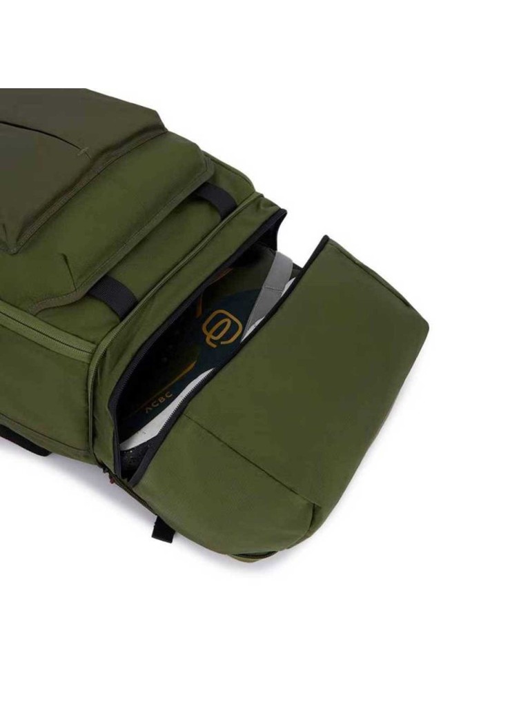 PIQUADRO BORSONE/ZAINO IN TESSUTO RICICLATO PER PC E IPAD®