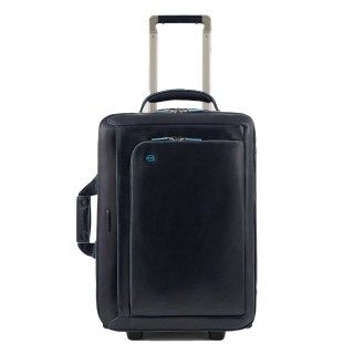 TROLLEY CABINA CON COMPARTIMENTO PORTA PC E PORTA iPad/iPadAir E PORTABILITA' A BORSONE BLUE SQUARE