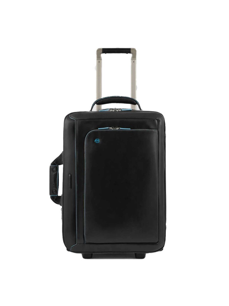 TROLLEY CABINA CON COMPARTIMENTO PORTA PC E PORTA iPad/iPadAir E PORTABILITA' A BORSONE BLUE SQUARE