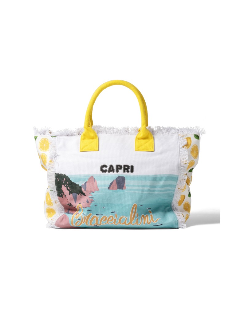 Braccialini Borsa Summer Tessuto Canvas B17725