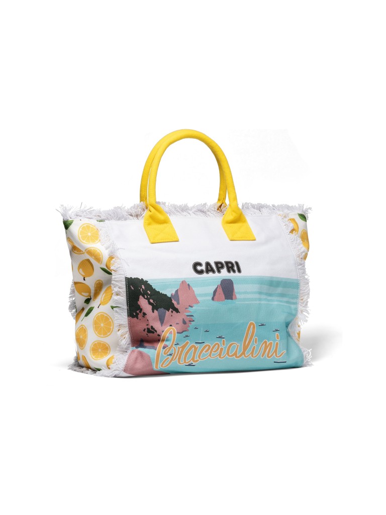 Braccialini Borsa Summer Tessuto Canvas B17725