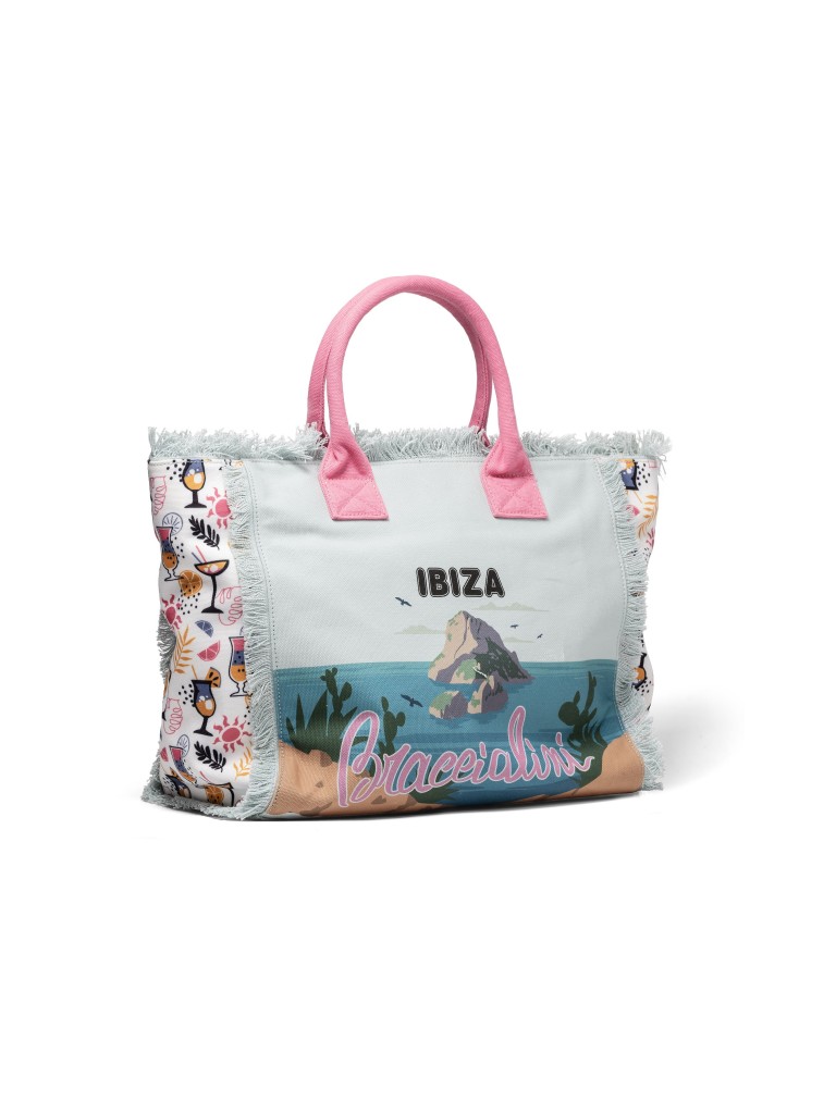 Braccialini Borsa Summer Tessuto Canvas B17725