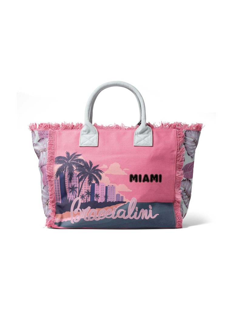 Braccialini Borsa Summer Tessuto Canvas B17725