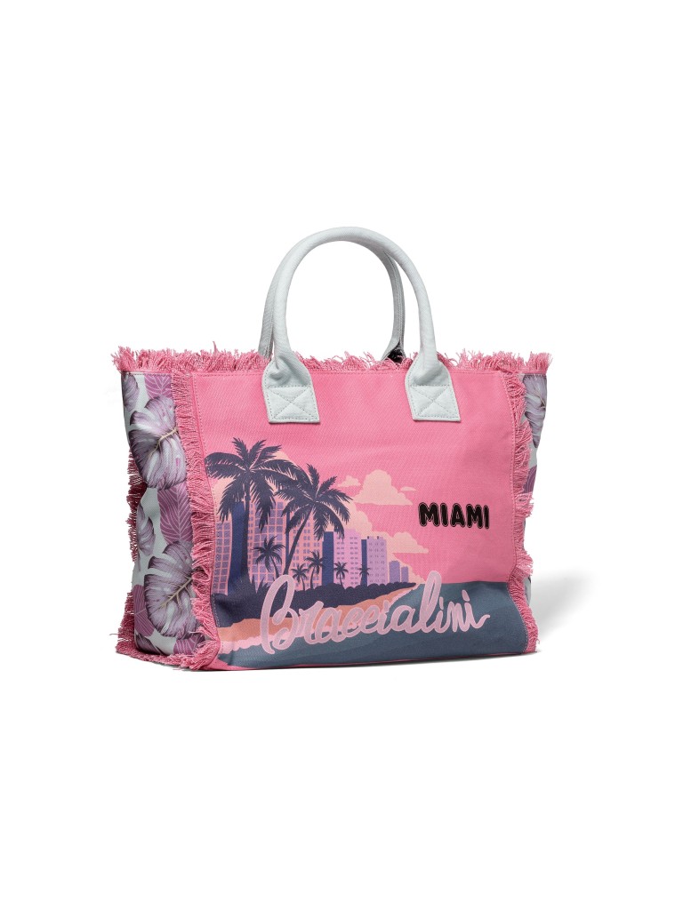 Braccialini Borsa Summer Tessuto Canvas B17725