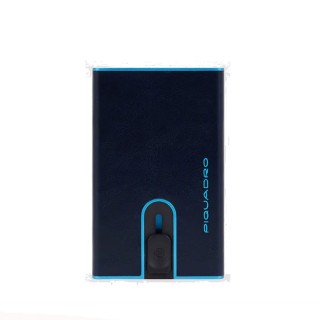 PIQUADRO Porta carte di credito con sliding system PP4825B2BLR