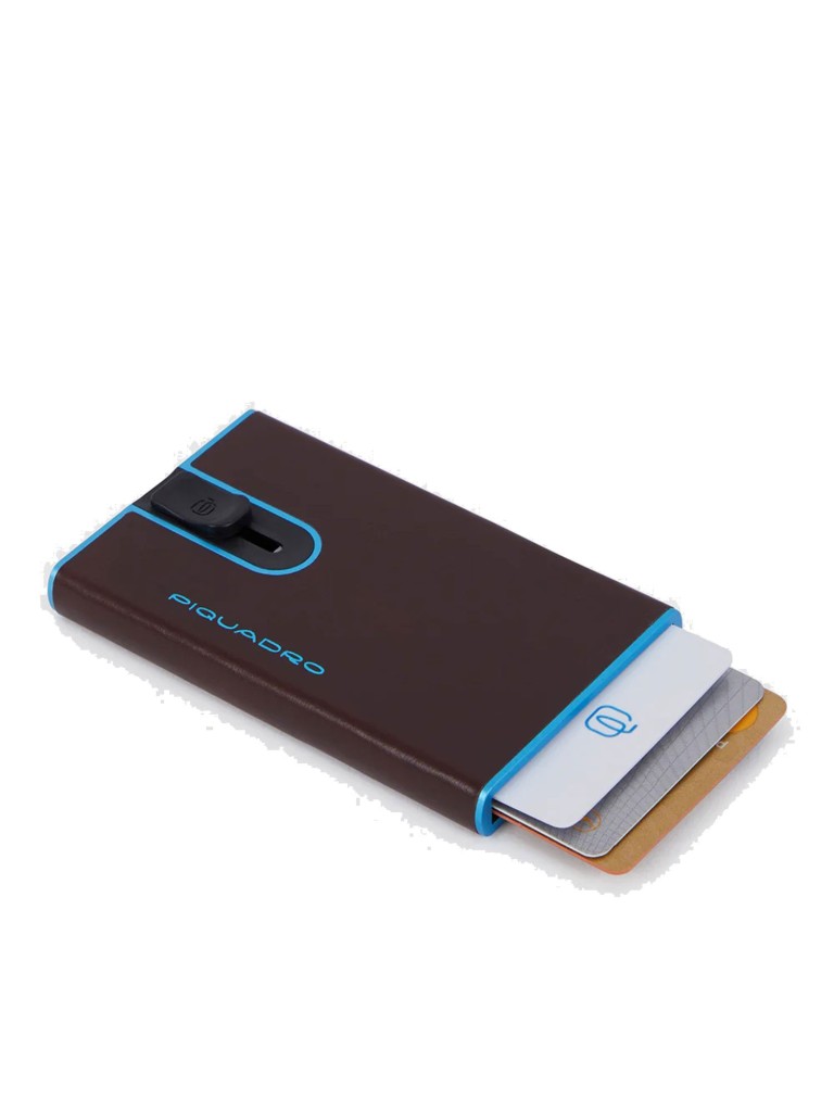 PIQUADRO Porta carte di credito con sliding system PP4825B2BLR