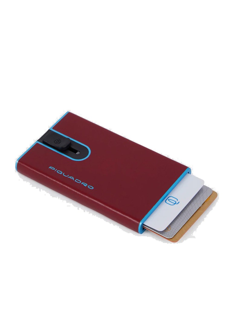 PIQUADRO Porta carte di credito con sliding system PP4825B2BLR