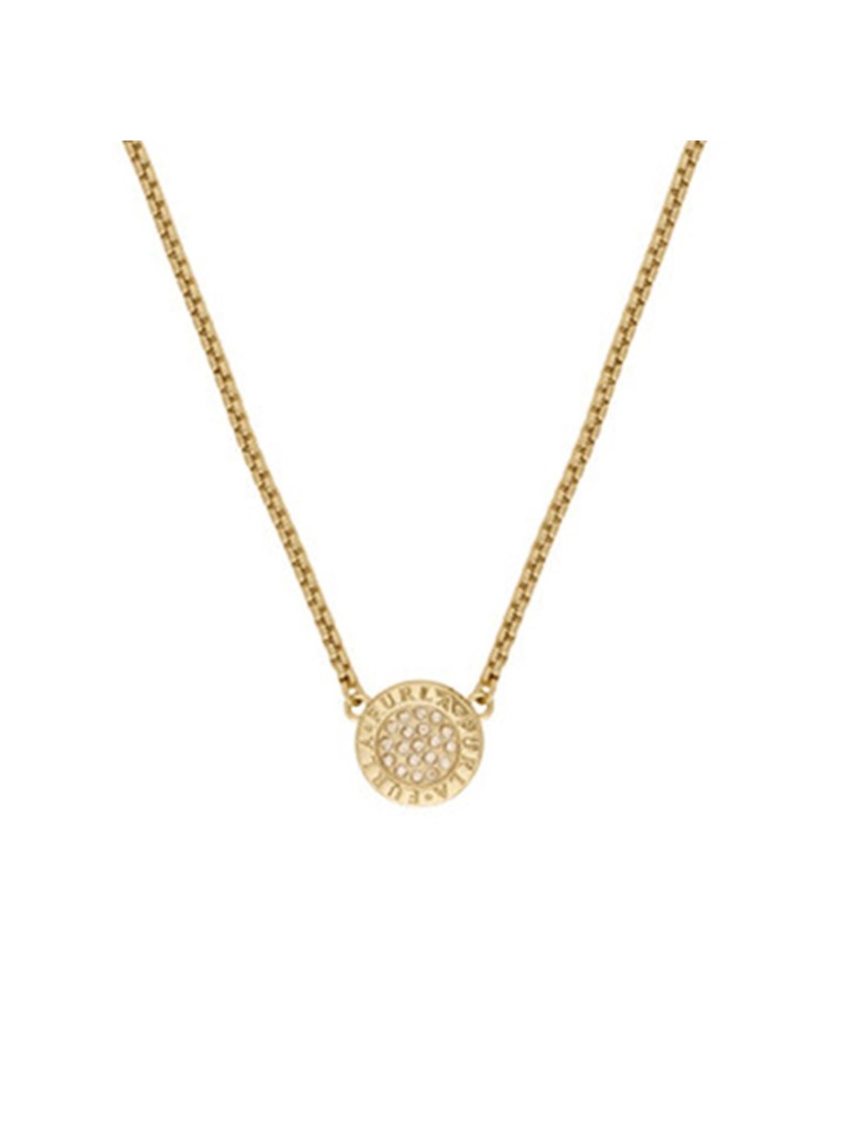 Furla Crystal Necklace Medallion collana 1005221