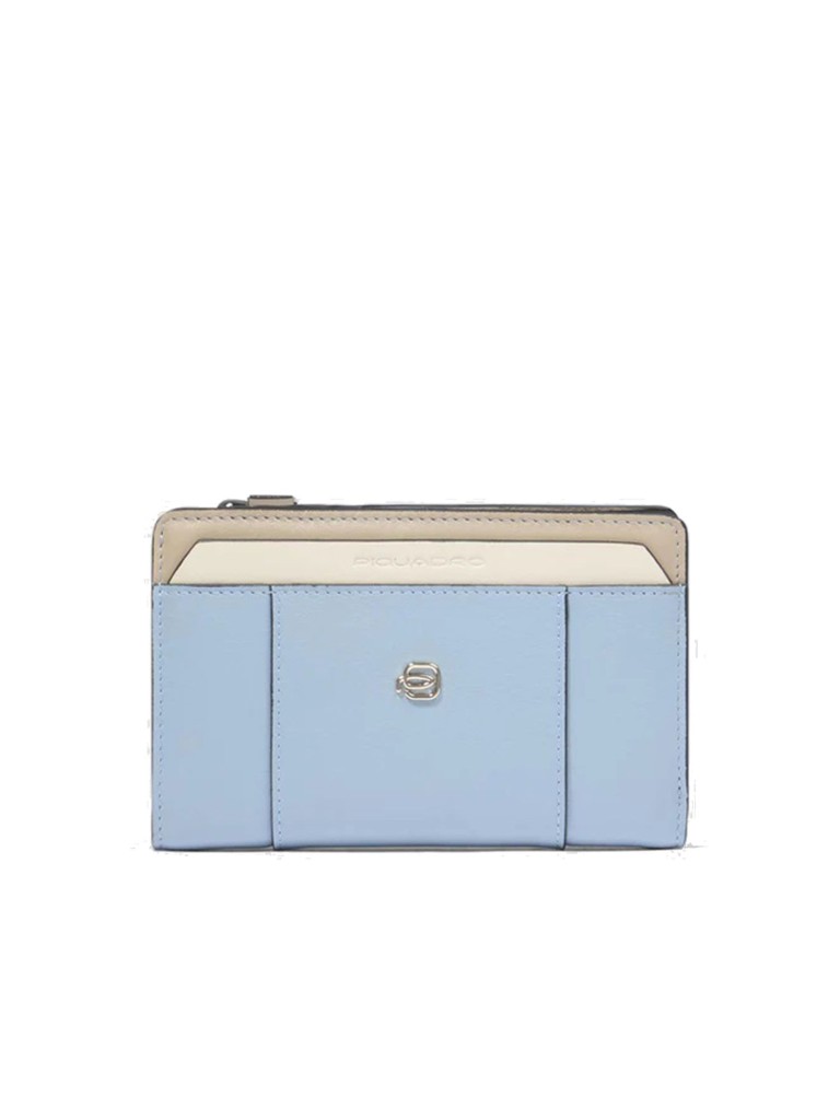 Piquadro Portafoglio donna medio con zip in pelle PD6661W92R