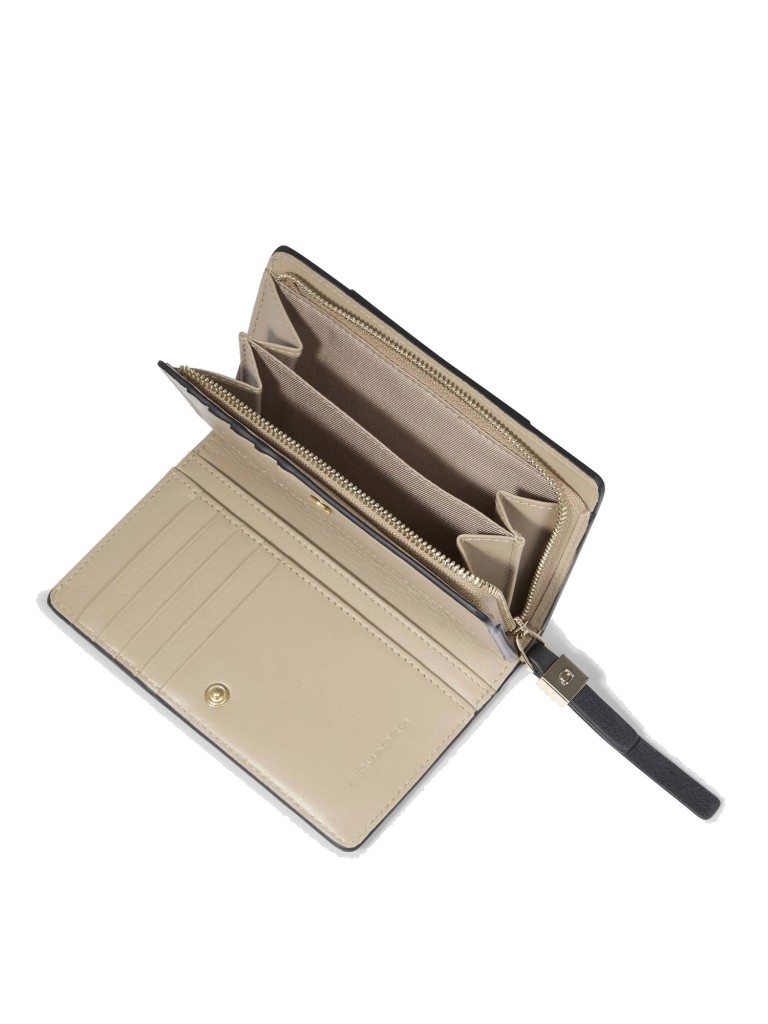Piquadro Portafoglio donna medio con zip in pelle PD6661W92R