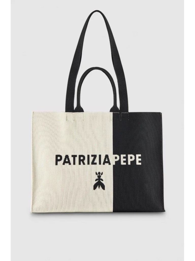 Patrizia Pepe Shopping bag in tessuto 2b0122
