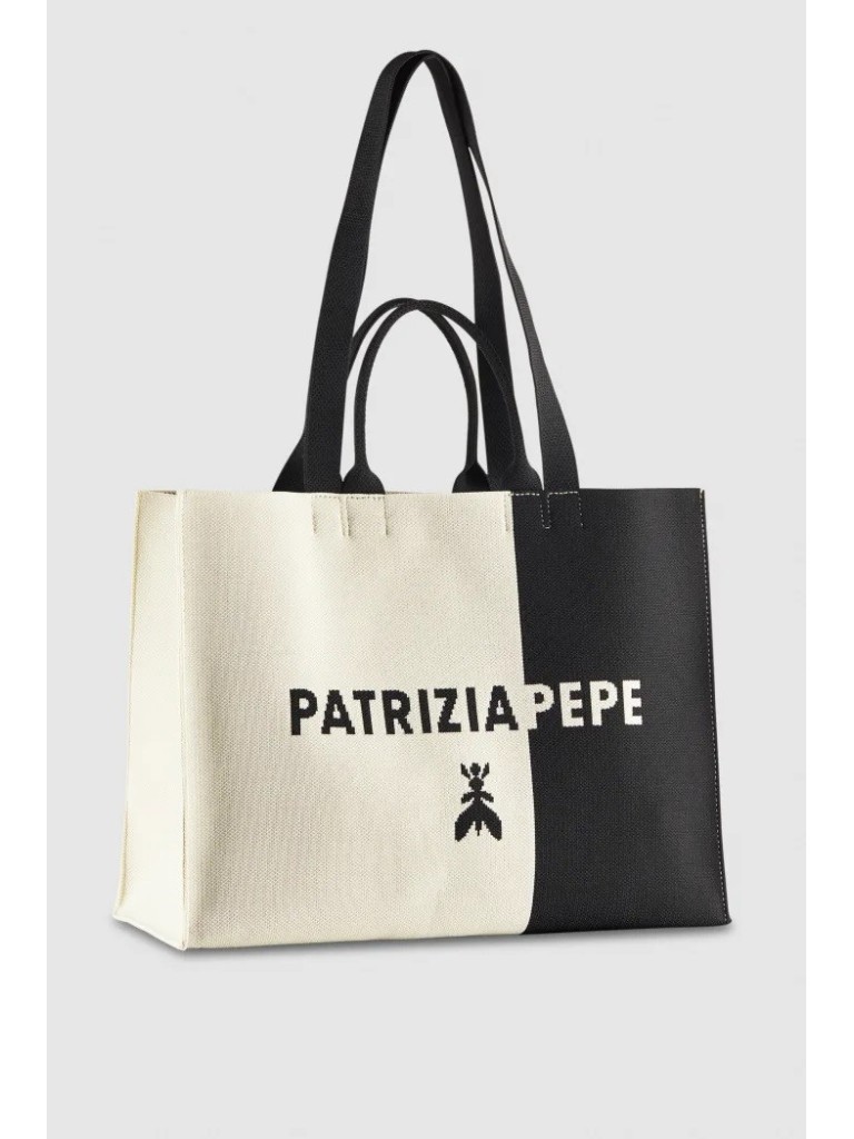 Patrizia Pepe Shopping bag in tessuto 2b0122