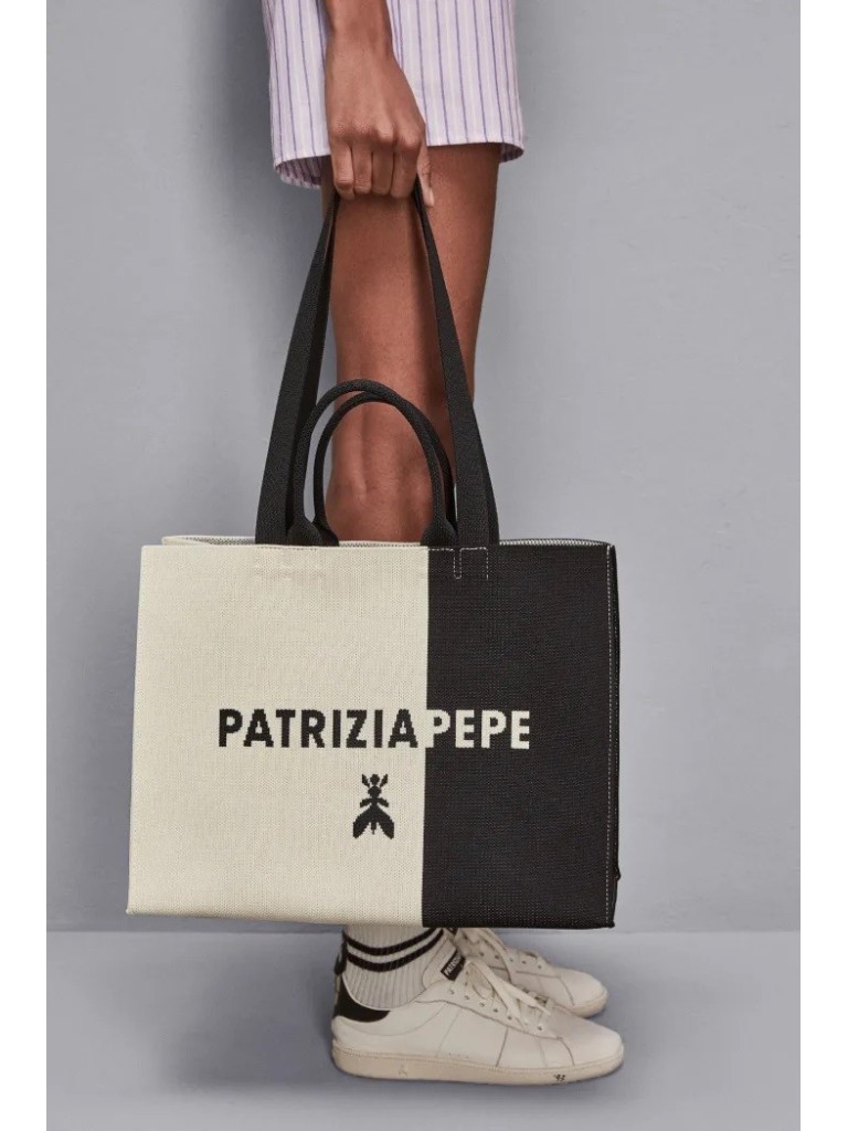 Patrizia Pepe Shopping bag in tessuto 2b0122
