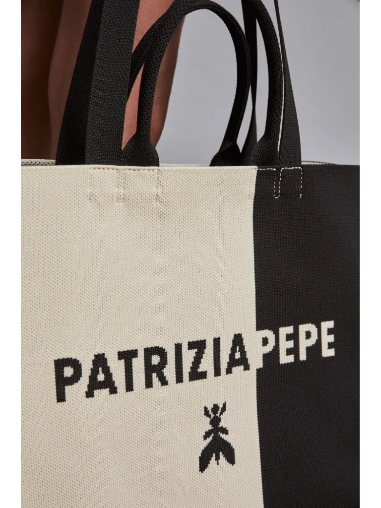 Patrizia Pepe Shopping bag in tessuto 2b0122