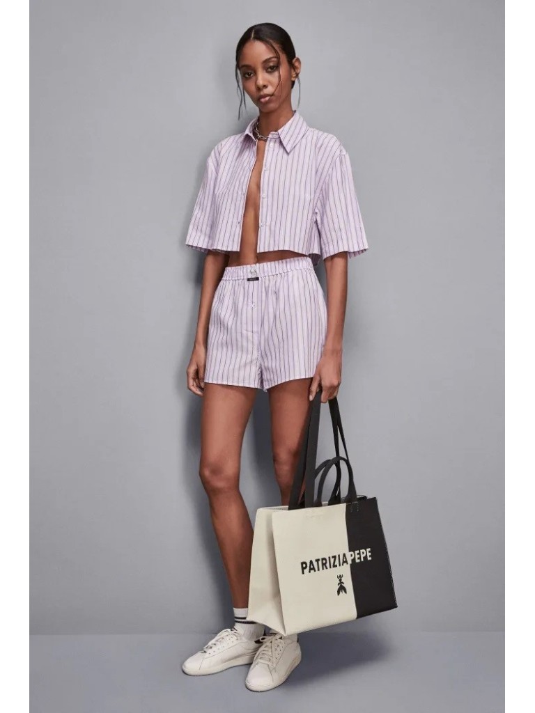 Patrizia Pepe Shopping bag in tessuto 2b0122