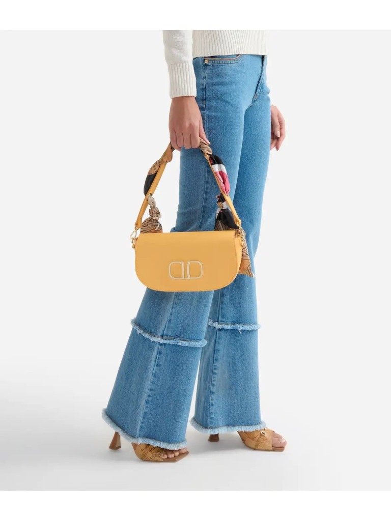 1Classe Foulard Vibe tracolla in tessuto saffiano