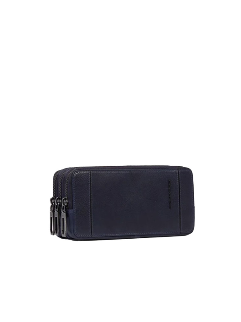 Piquadro S134 Pochette 3 Comparti In Pelle Ac2141s134r