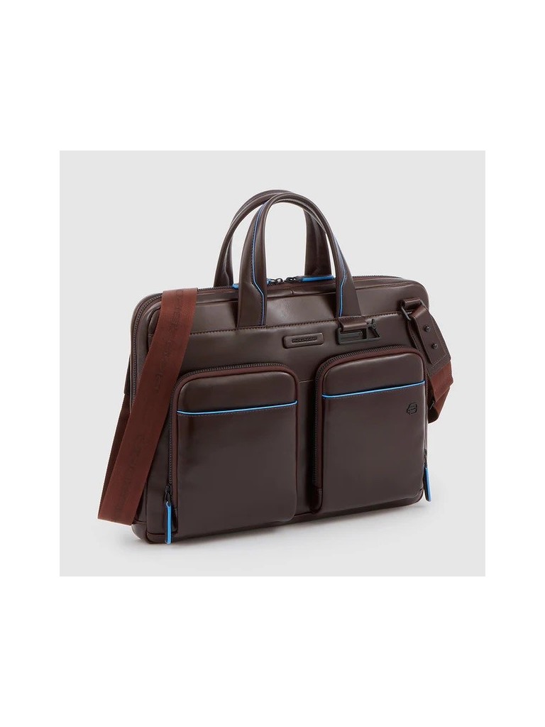 Piquadro B2revamp Cartella Sottile In Pelle Pc14 Ca6105b2v