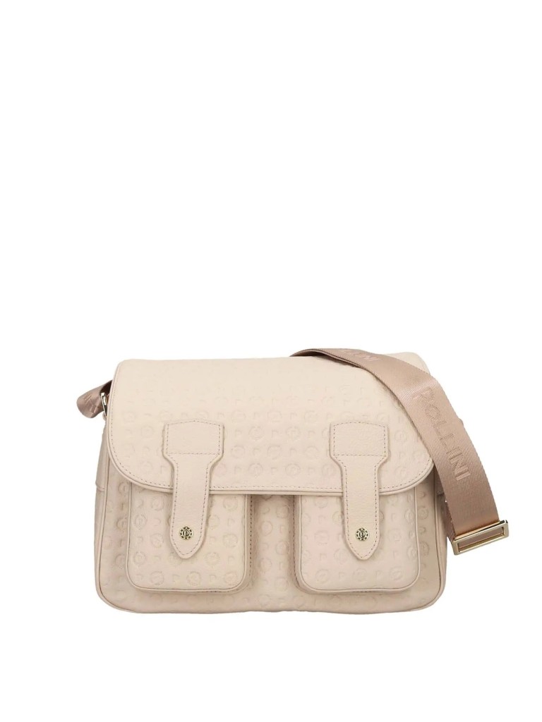Pollini Borsa Hambossed Vit Te8401pp02q25