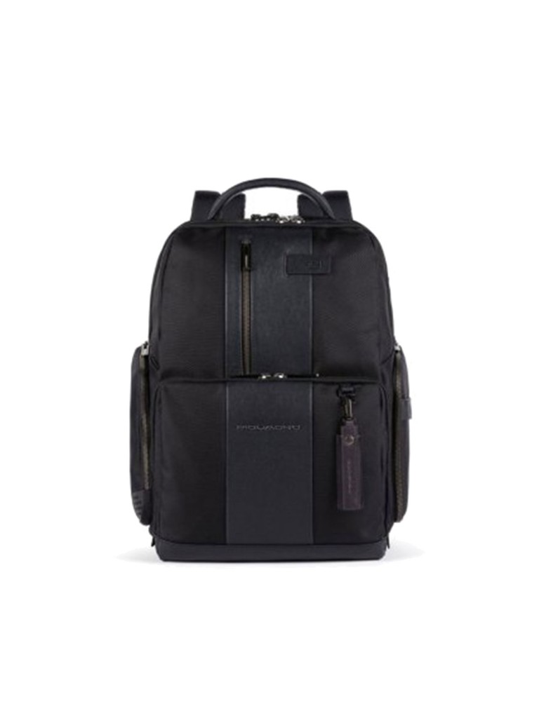 PIQUADRO Zaino uomo porta PC e iPad® in tessuto e pelle CA4439BR2BM