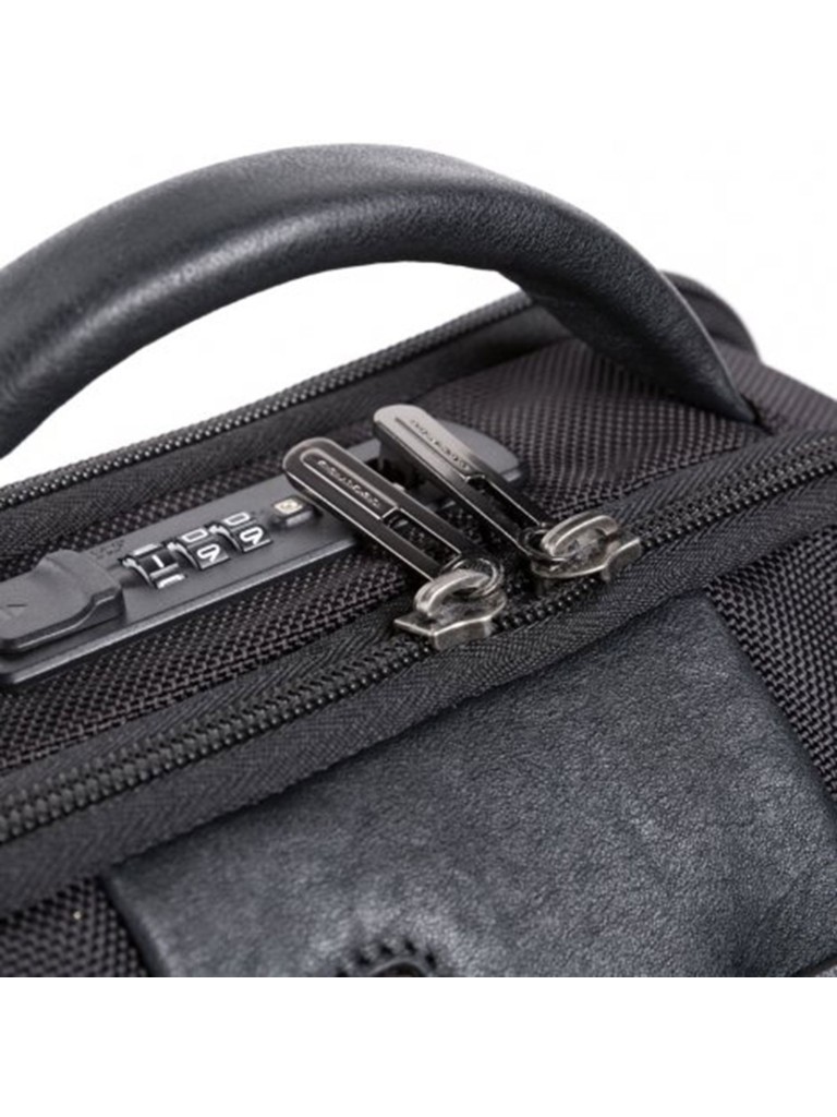 PIQUADRO Zaino uomo porta PC e iPad® in tessuto e pelle CA4439BR2BM