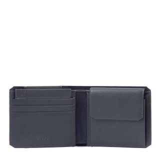 PIQUADRO Portafoglio uomo con portamonete e portacarte PU4188BR2R
